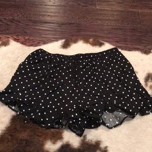 Target polka dot ruffle shorts!